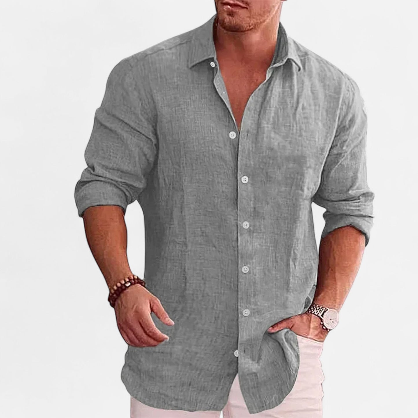 Old Monarchy | Men’s Linen Shirt – Breathable & Elegant Summer Essential