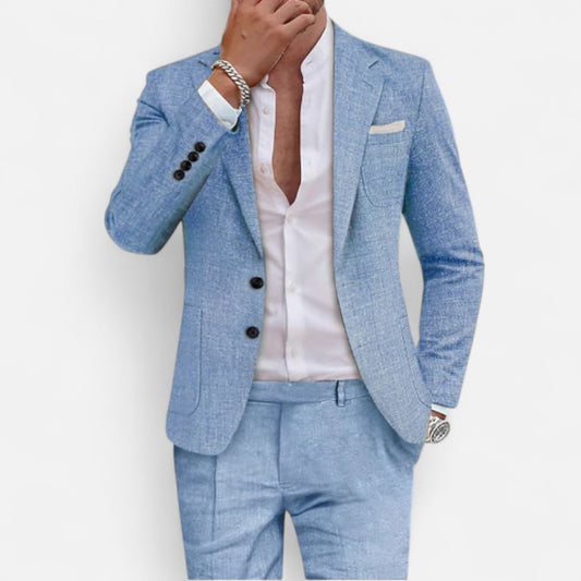 Old Monarchy | Men’s Linen Suit – Modern Elegance, Refined Lightweight Style