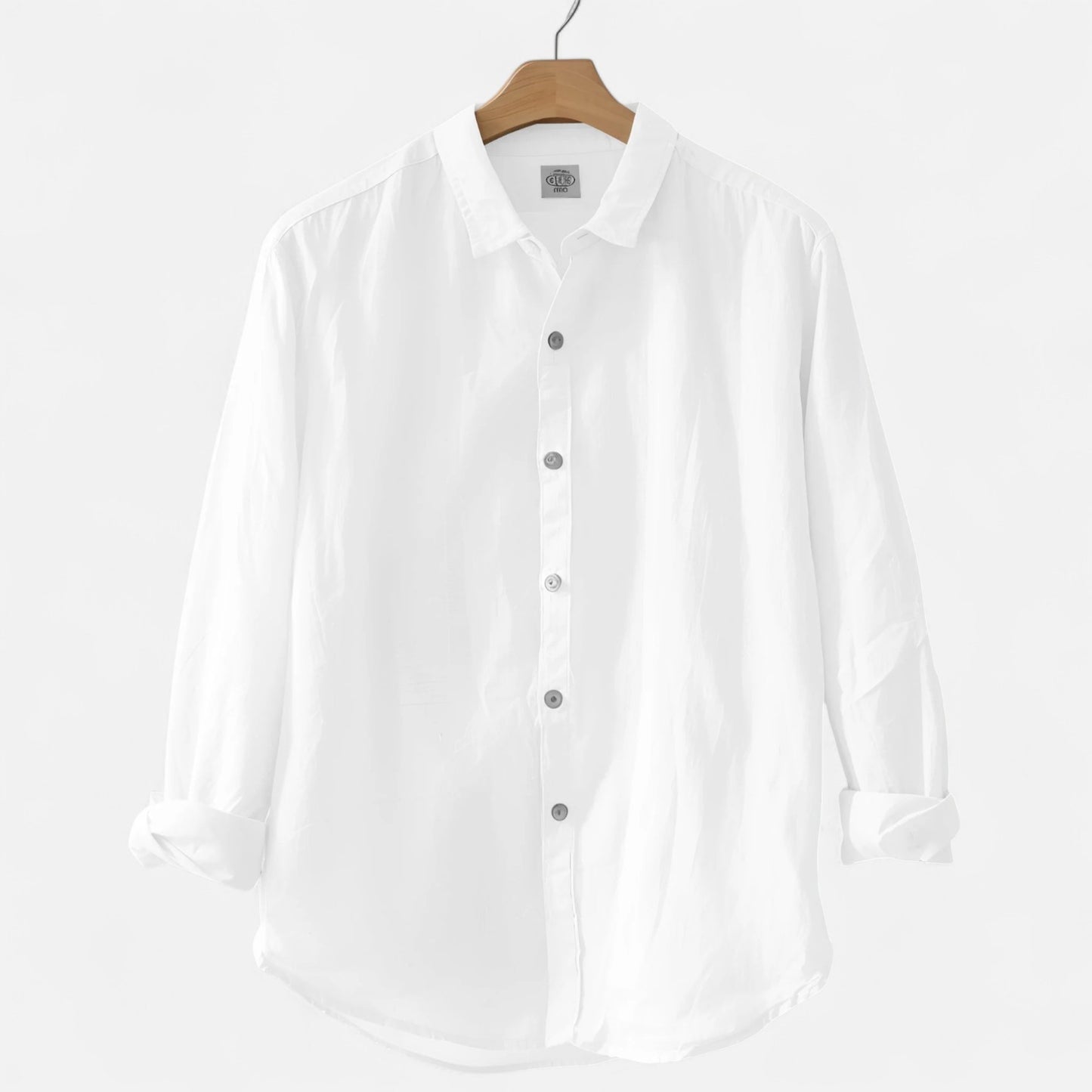 Old Monarchy | Men’s Solid Linen Shirt – Premium Lightweight Elegance for Refined Casual Wear
