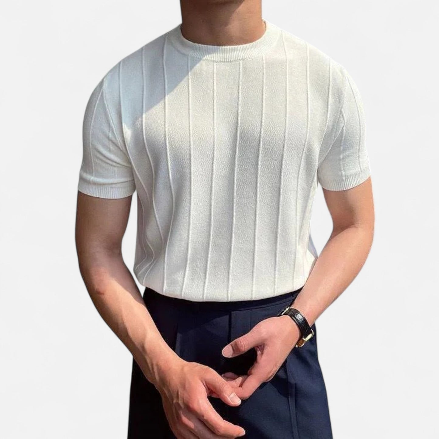 Old Monarchy | Men's Summer Short Sleeve Polo – Quiet Luxury, Timeless 'Old Money' Aesthetic