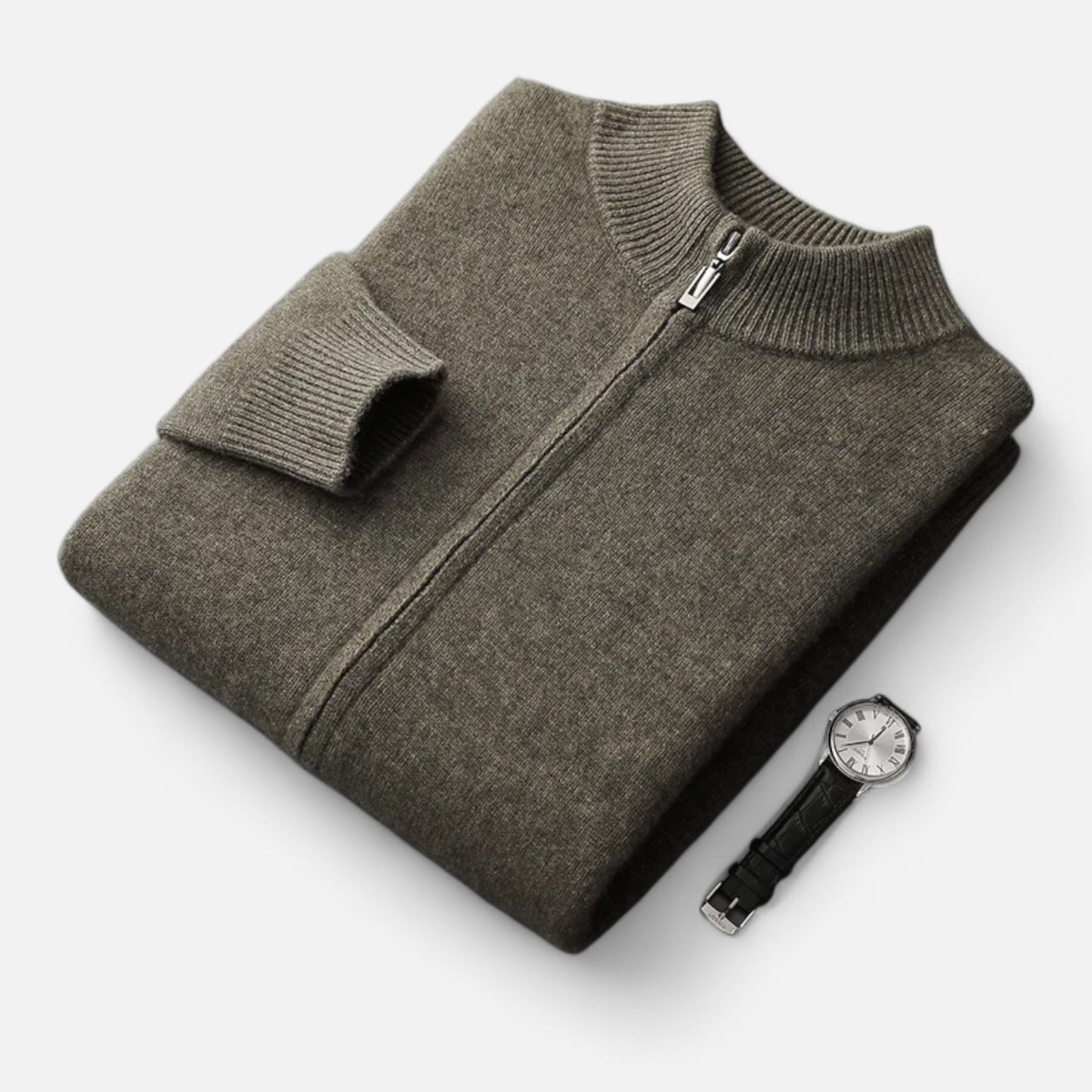 Old Monarchy | Men’s Merino Wool Mock Neck Sweater