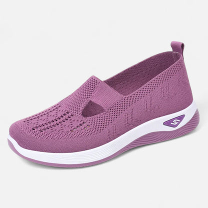 Old Monarchy | Women’s Mesh Slip-On Walking Trainers – Lightweight Support, Effortless Fit for Everyday Versatility