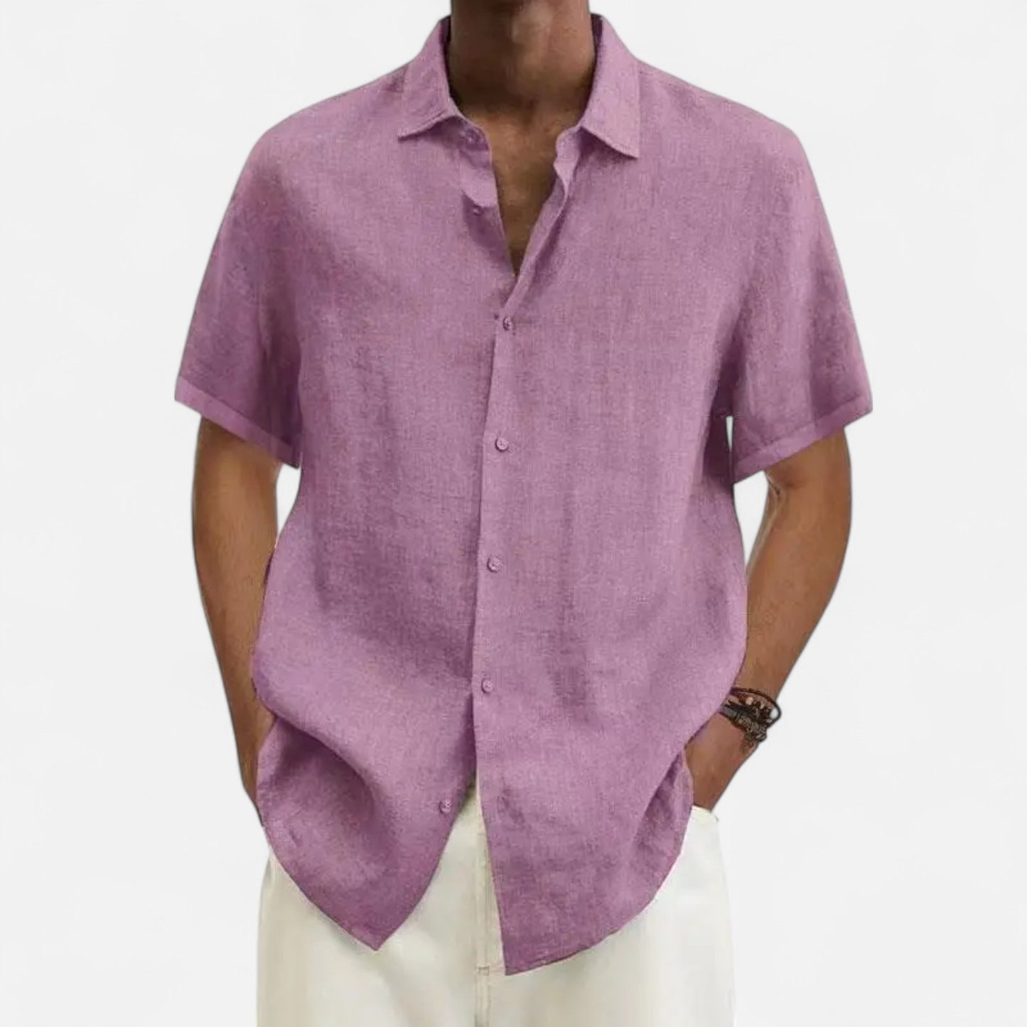 Old Monarchy | Men’s Cotton-Linen Summer Shirt – Lightweight Breathability, Timeless Warm-Weather Style