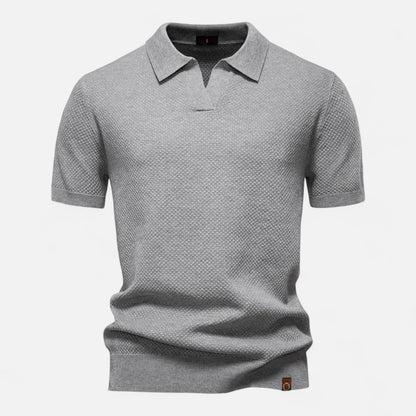 Old Monarchy | Men’s Knit Polo Shirt – Elegant Comfort for Leisure & Business