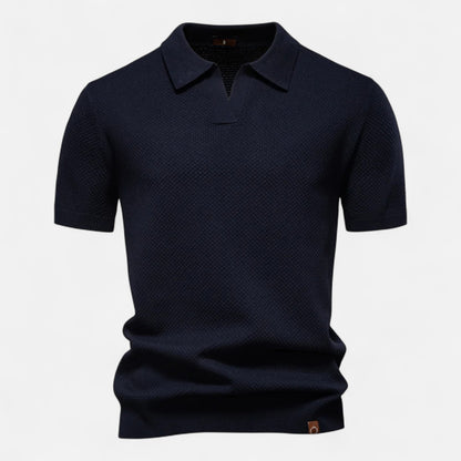 Old Monarchy | Men’s Knit Polo Shirt – Elegant Comfort for Leisure & Business