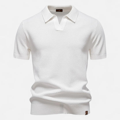Old Monarchy | Men’s Knit Polo Shirt – Elegant Comfort for Leisure & Business