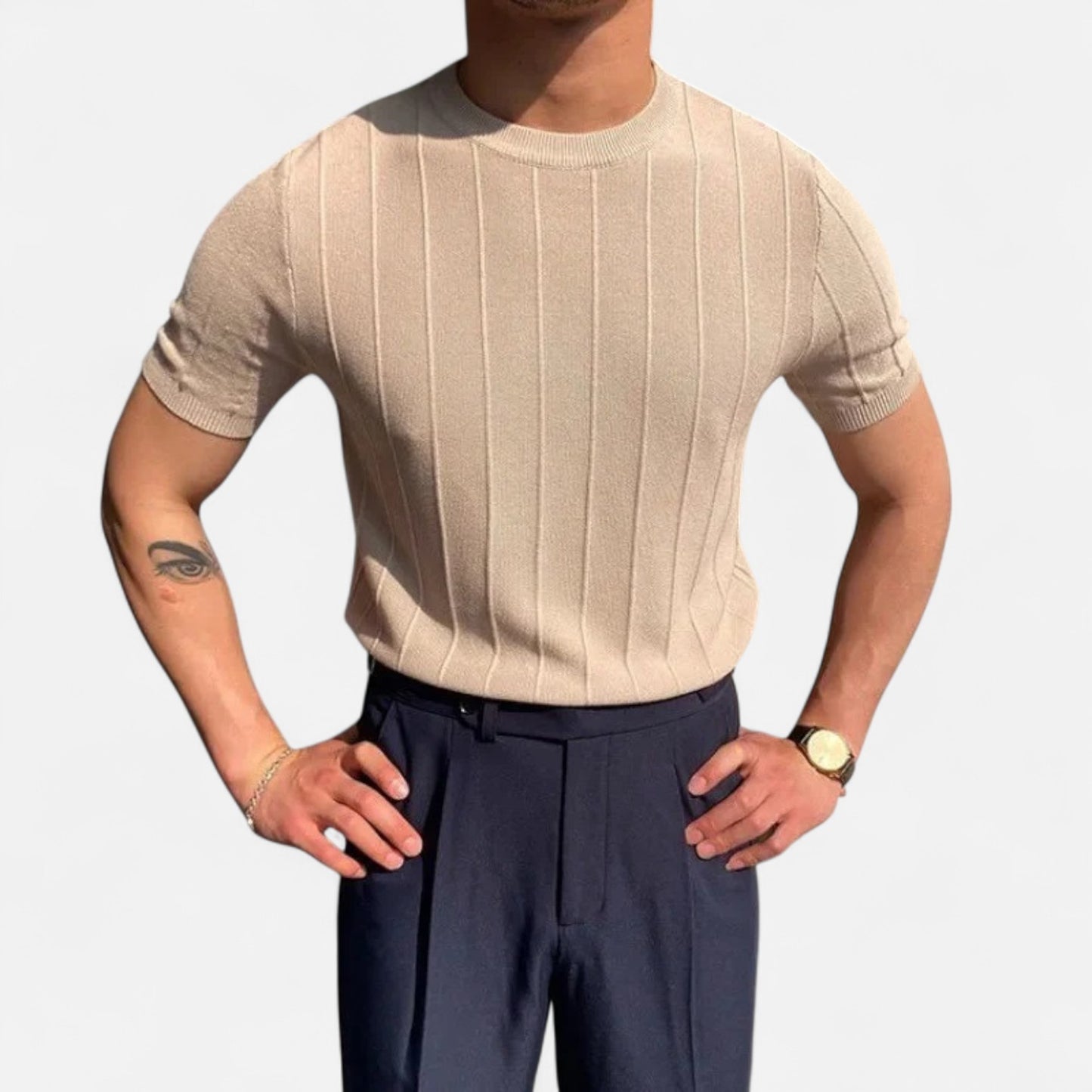 Old Monarchy | Men's Summer Short Sleeve Polo – Quiet Luxury, Timeless 'Old Money' Aesthetic