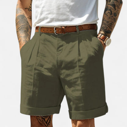 Men’s Summer Tailored Shorts – Timeless Cut, Quiet Luxury